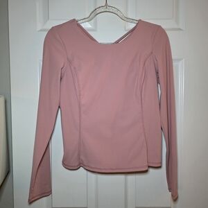 SWEATY BETTY Super Soft Rib Yoga Long Sleeve Top Size M
